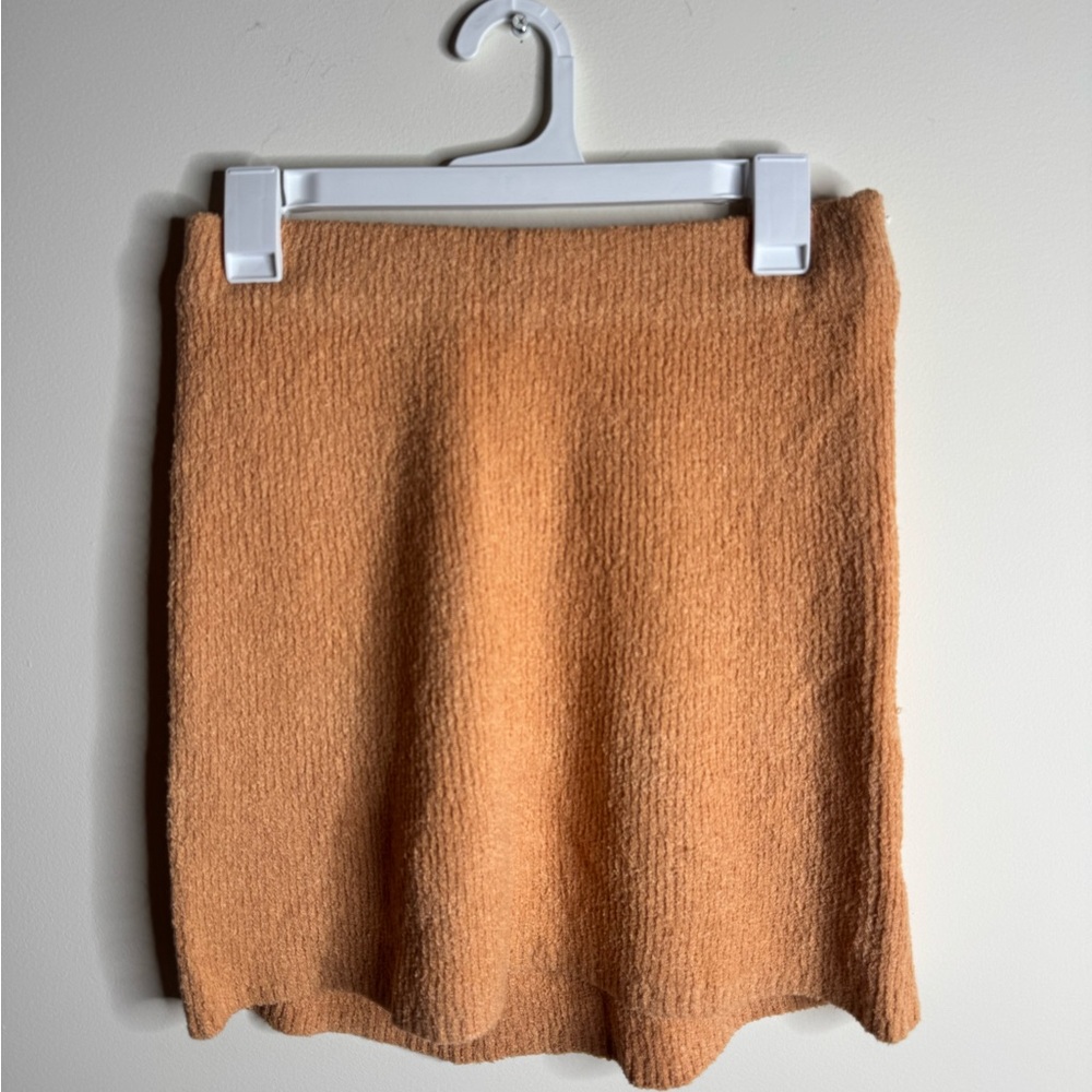 Together Warm Tan Mini Skirt